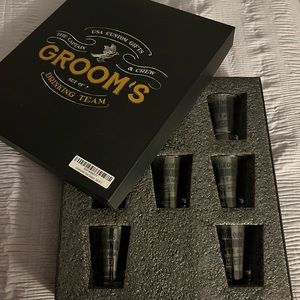 2 oz Wedding Shot Glass Set